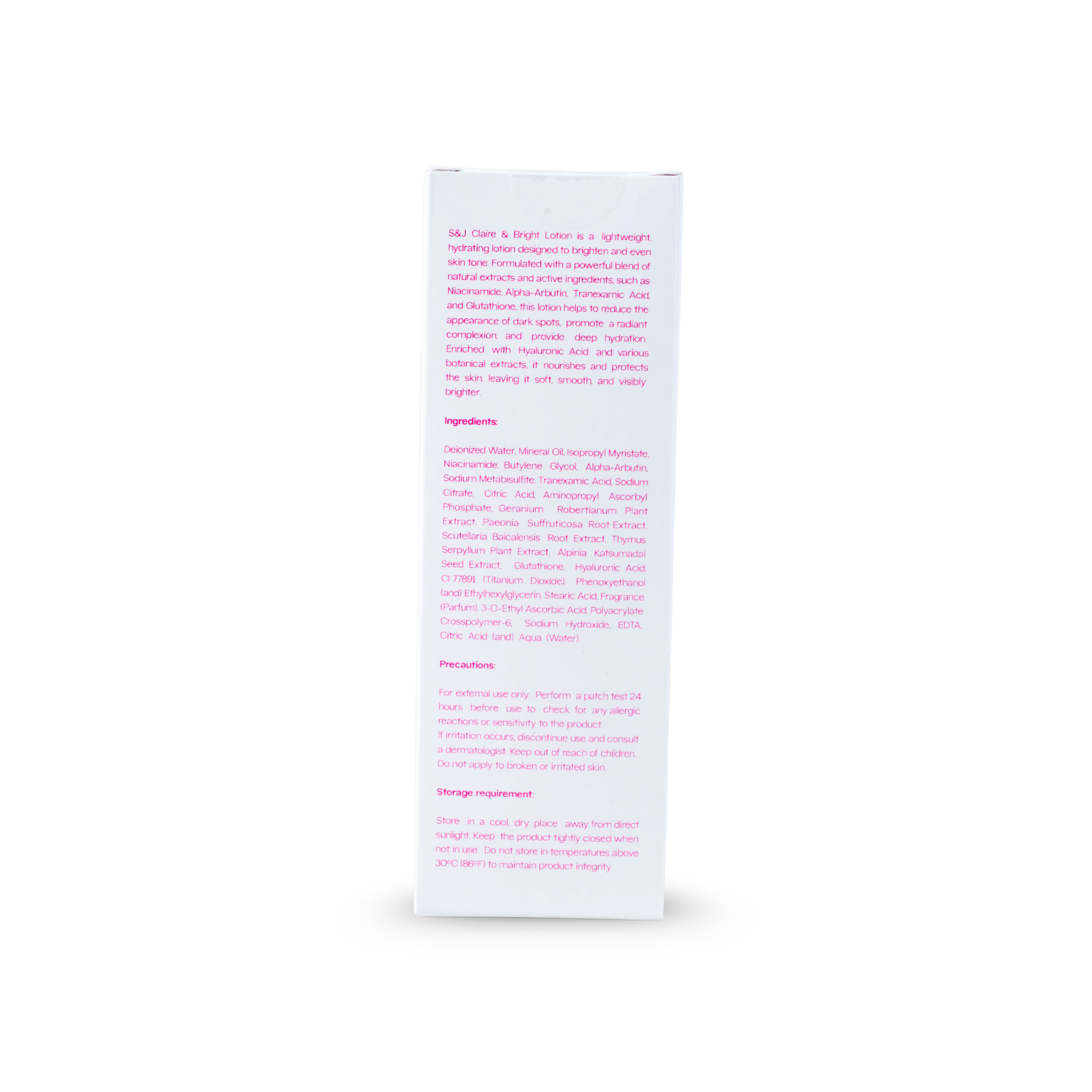 Claire & Bright Lotion