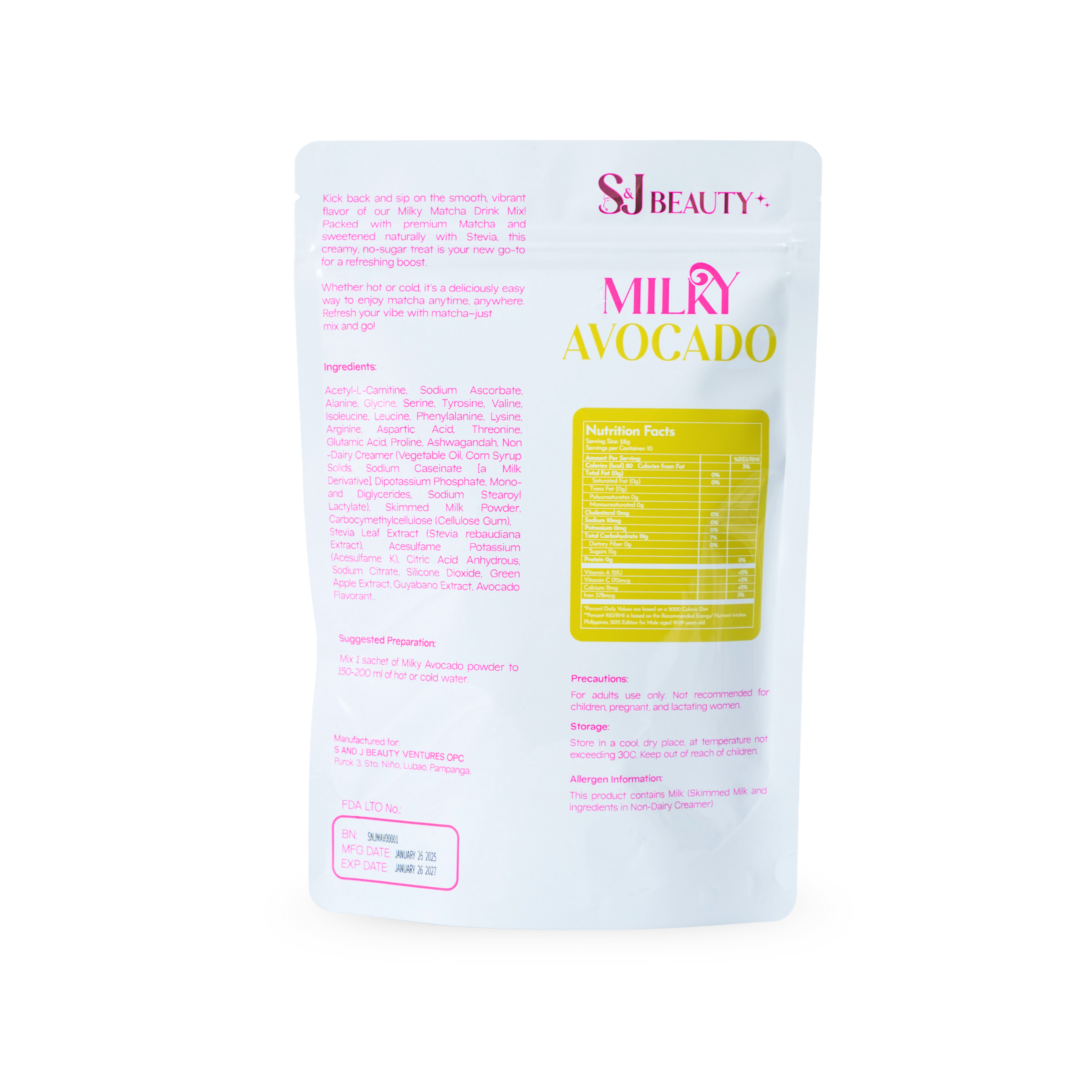 Blends Milky Avocado