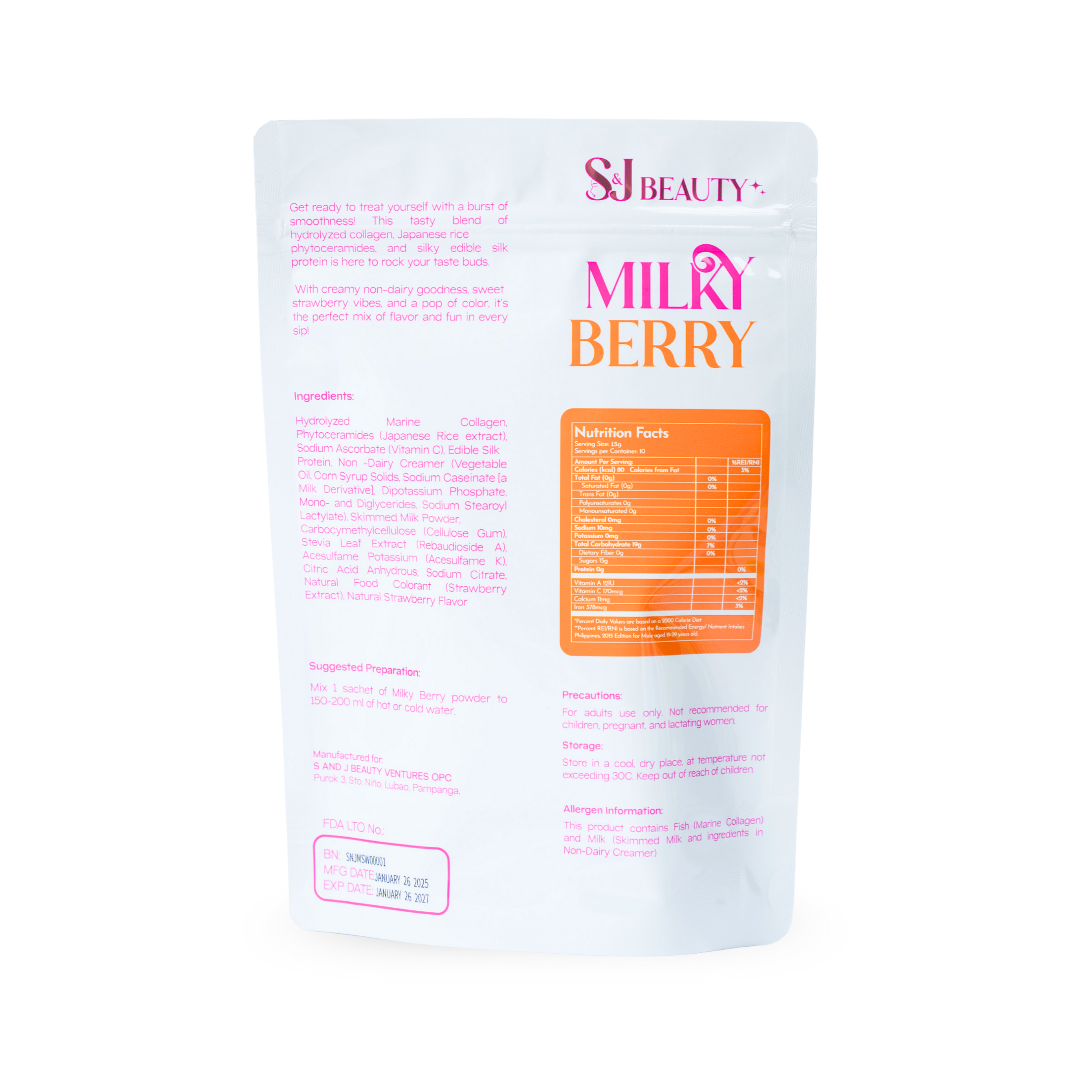 Blends Milky Berry